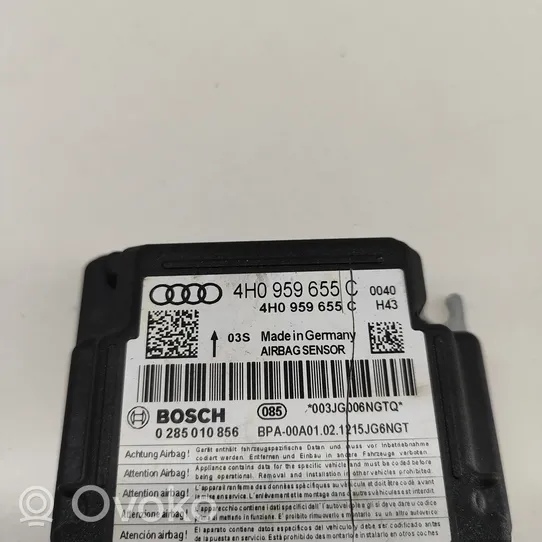 Audi A6 C7 Module de contrôle airbag 4H0959655C