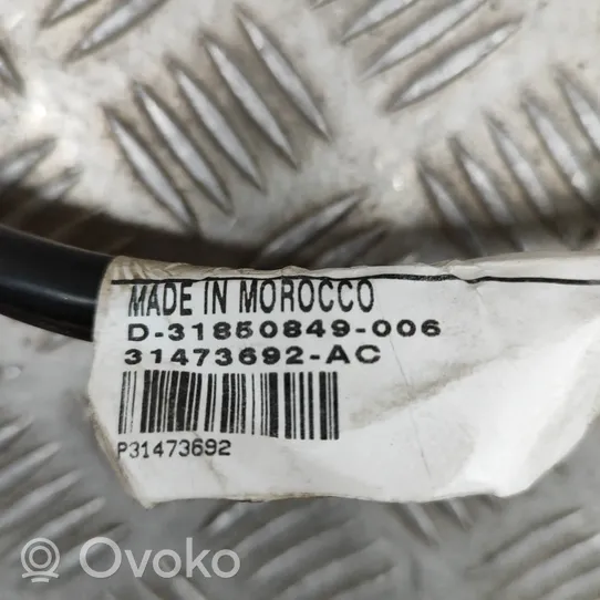 Volvo XC60 Negative earth cable (battery) 31850849