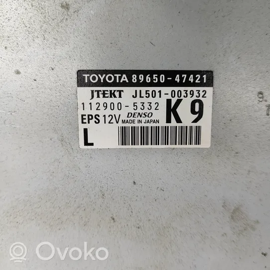 Toyota Prius+ (ZVW40) Ohjaustehostimen ohjainlaite/moduuli 8965047421