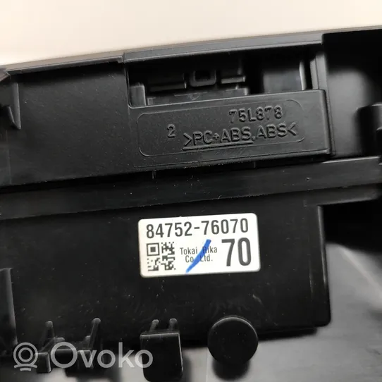 Lexus UX Zestaw przełączników i przycisków 8475276070