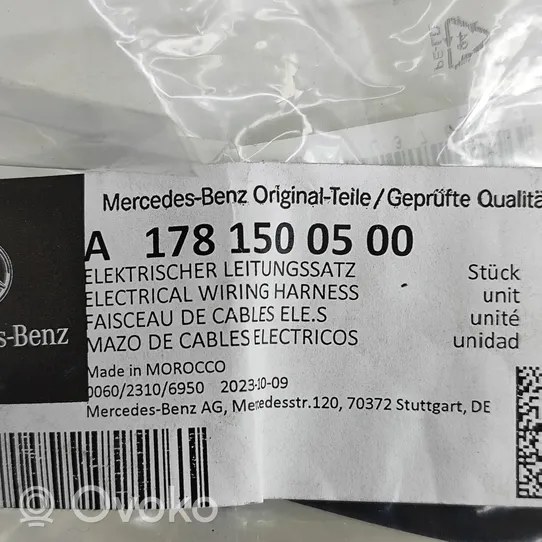 Mercedes-Benz GLC X253 C253 Autres faisceaux de câbles A1781500500