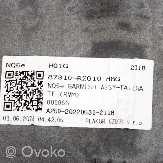 KIA Sportage Osłona tylna tunelu środkowego 87310R2010