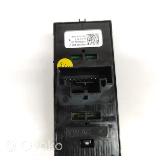 Skoda Enyaq iV Interruttore di controllo dell’alzacristalli elettrico 5G0959857D