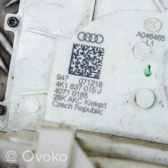 Audi A6 S6 C8 4K Zamek drzwi przednich 4K1837015J