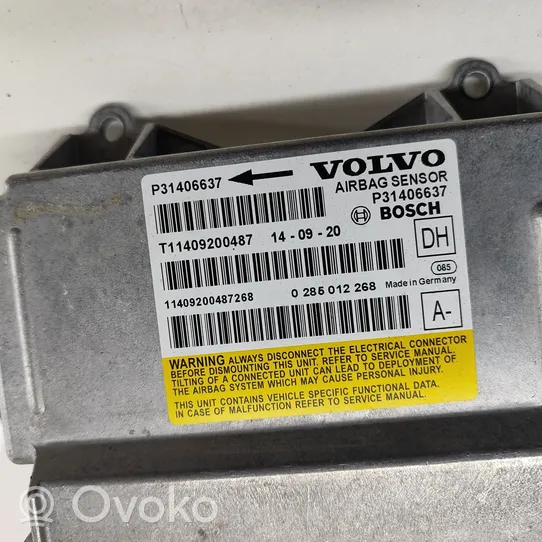 Volvo XC60 Airbag control unit/module 31406637