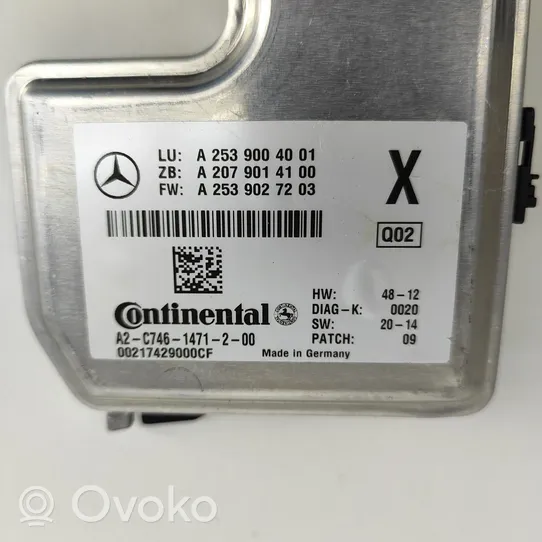 Mercedes-Benz GLC X253 C253 Vaizdo kamera priekiniame bamperyje A2539004001