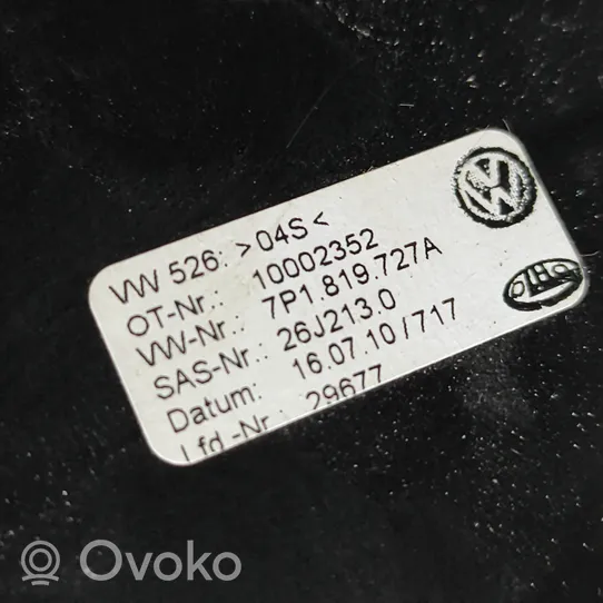 Volkswagen Touareg II Kojelaudan hansikaslokeron lista 7P1857226