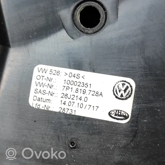 Volkswagen Touareg II Garniture de tableau de bord 7P1858349
