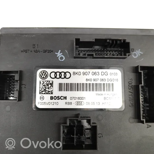 Audi Q5 SQ5 Korin keskiosan ohjainlaite 8K0907063DG