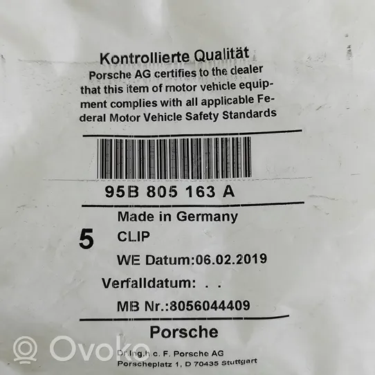 Porsche Macan Blocco/serratura/supporto del portellone posteriore/bagagliaio 95B805163A