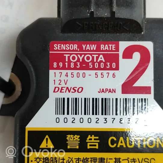 Toyota Land Cruiser (J150) Czujnik przyspieszenia 8918350030