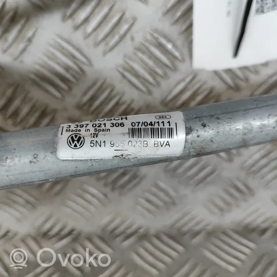 Volkswagen Tiguan Mechanizm i silniczek wycieraczek szyby przedniej / czołowej 5N1955023B