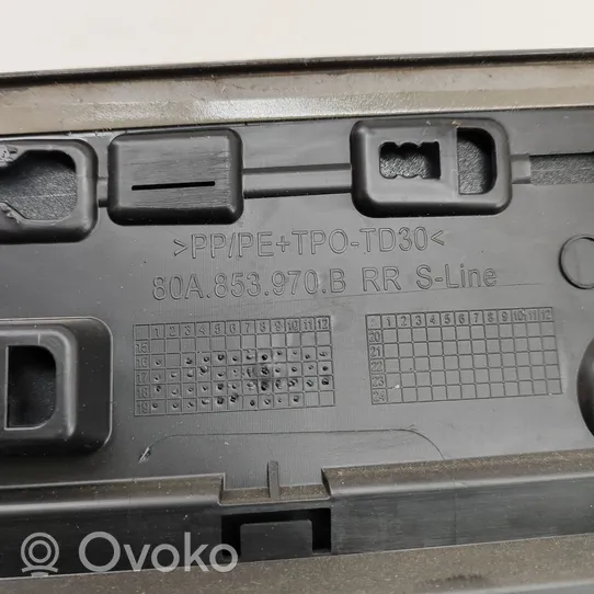 Audi Q5 SQ5 Apdaila galinių durų (moldingas) 80A853970B