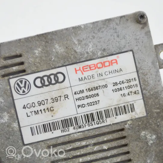 Audi A3 S3 8V Moduł sterujący statecznikiem LED 4G0907397R