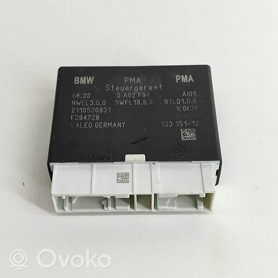 BMW X1 F48 F49 Pysäköintitutkan (PCD) ohjainlaite/moduuli 5A02F94