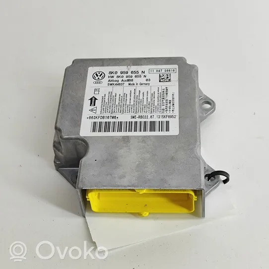 Audi A5 8T 8F Oro pagalvių valdymo blokas 8K0959655N