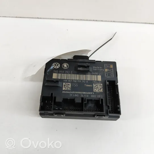 Volkswagen Sharan Oven ohjainlaite/moduuli 7N0959792E