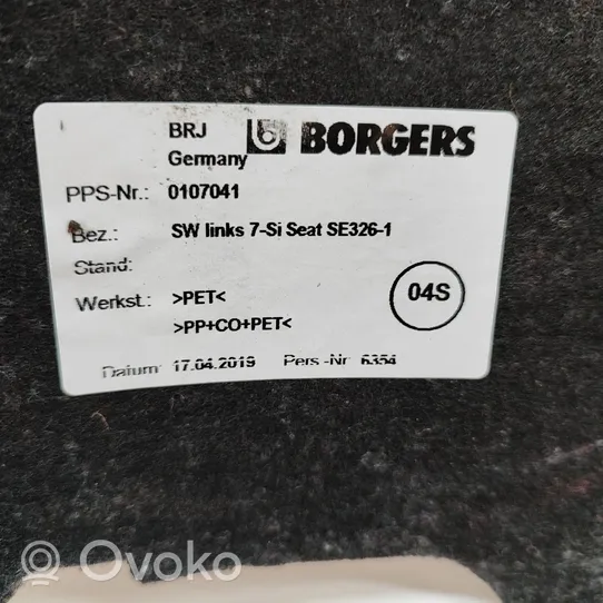 Seat Tarraco Panel embellecedor lado inferior del maletero/compartimento de carga 5NN867033