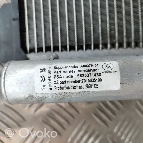 Opel Corsa F Gaisa kondicioniera dzeses radiators 9825371480