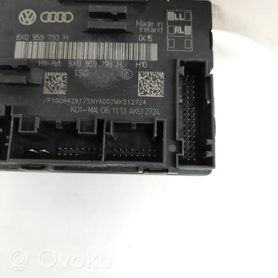 Audi Q3 8U Centralina/modulo portiere 8X0959793H