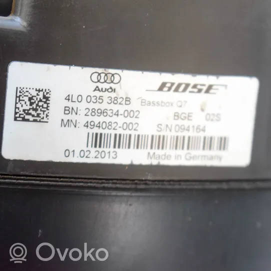 Audi Q7 4L Garso sistemos komplektas 4L0035382B