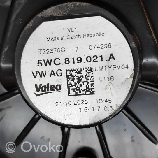 Volkswagen Tiguan Ventola riscaldamento/ventilatore abitacolo 5WC819021A