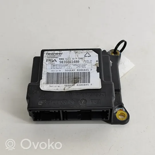 Opel Mokka X Airbag control unit/module 9835661480