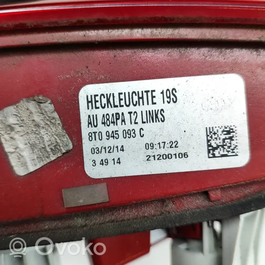 Audi A5 8T 8F Feux arrière sur hayon 8T0945093C