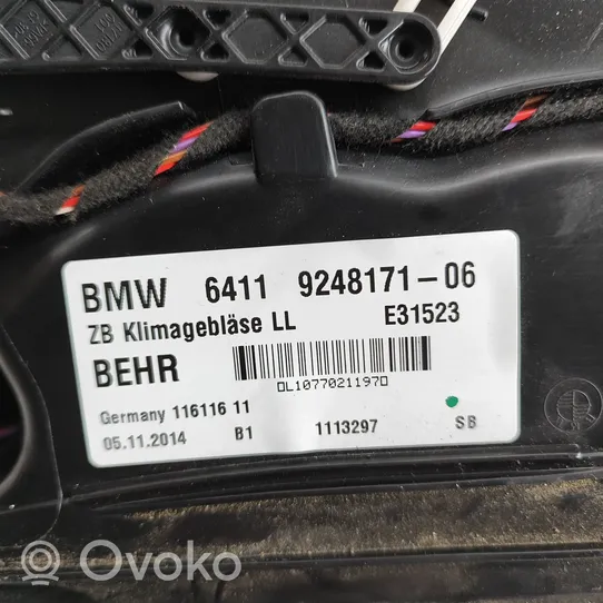 BMW 5 F10 F11 Sisälämmityksen ilmastoinnin korin kokoonpano 9248171