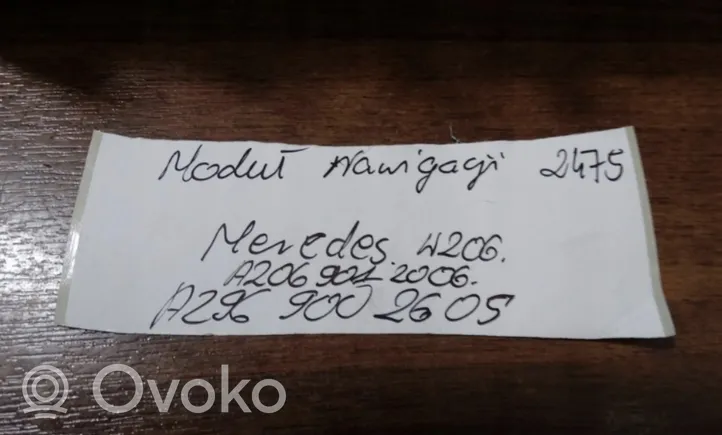 Mercedes-Benz C W206 Unité principale radio / CD / DVD / GPS 