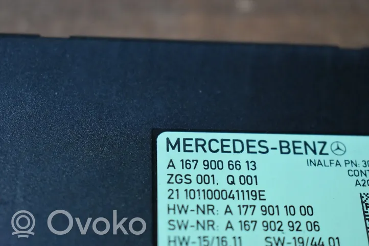 Mercedes-Benz GLE W167 Autres unités de commande / modules A1679006613
