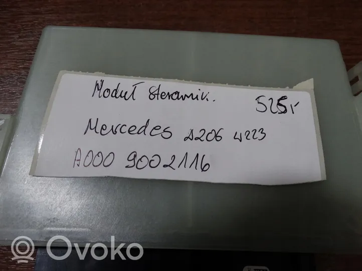 Mercedes-Benz S W223 Jednostka sterująca otwieraniem pokrywy bagażnika 