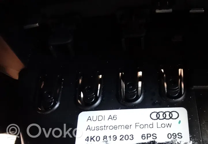 Audi A7 S7 4K8 Grille d'aération centrale 