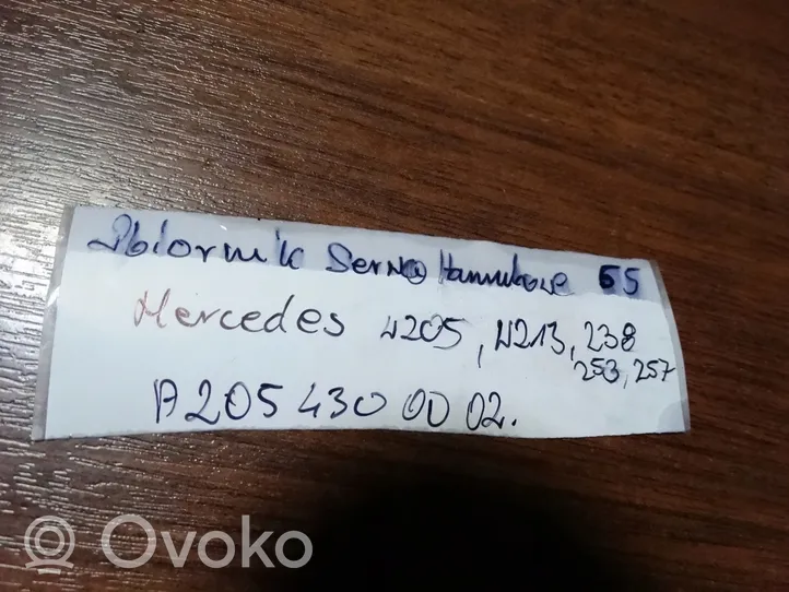Mercedes-Benz E W213 Wspomaganie hamulca 