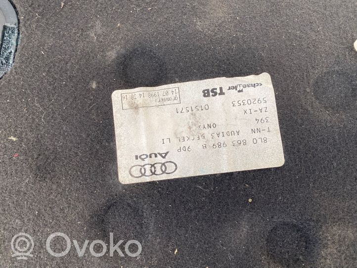 Audi A3 S3 8L Moldura protectora del maletero/compartimento de carga 8L0863989B