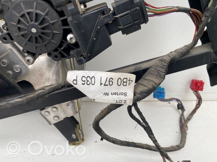 Audi A6 S6 C5 4B Takaoven ikkunan nostin moottorilla 4B0971035P