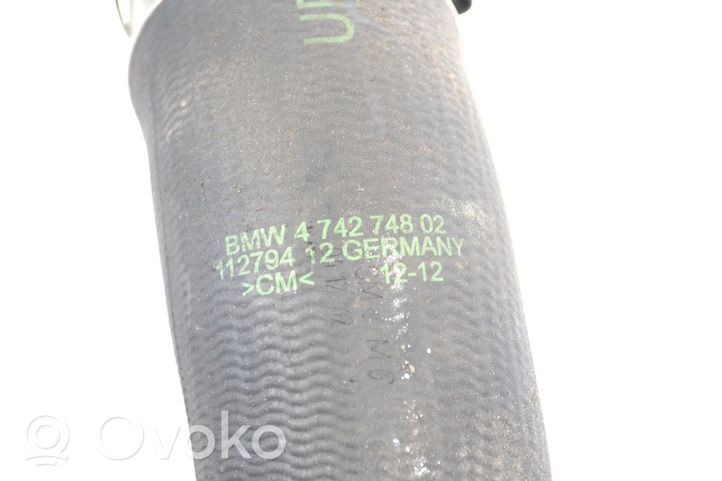 BMW 3 F30 F35 F31 Tube d'admission de tuyau de refroidisseur intermédiaire 4742748