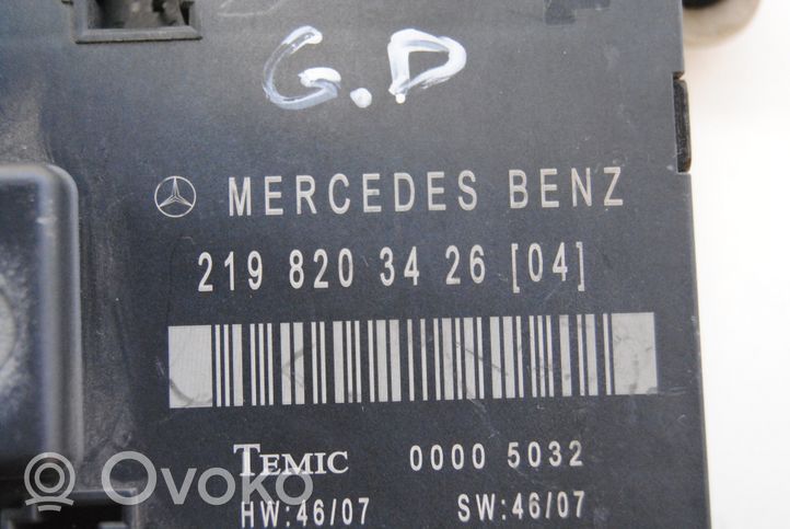 Mercedes-Benz CLS C219 Autres dispositifs 2198203426