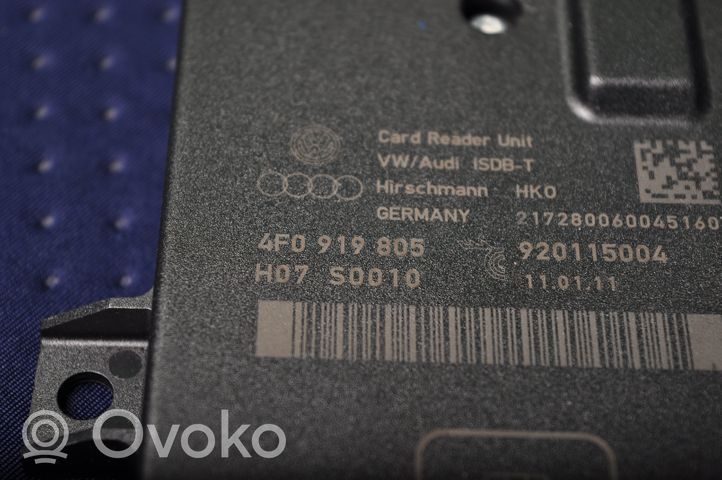 Audi A6 S6 C7 4G Modulo di controllo video 4F0919805