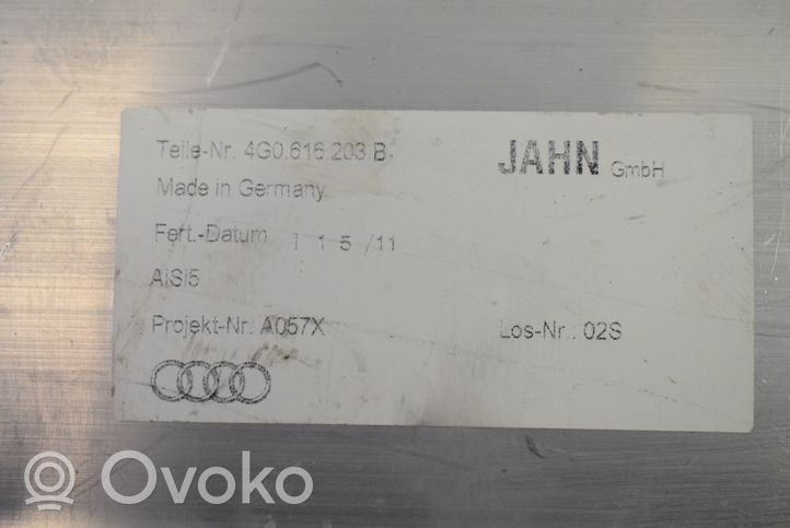 Audi A7 S7 4G Ilmajousituksen kompressoripumppu 4G0616203B