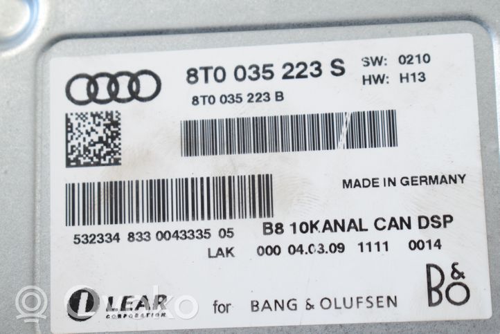 Audi A5 8T 8F Garso stiprintuvas 8T0035223S