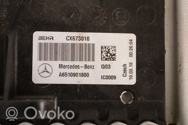 Mercedes-Benz C AMG W205 Chłodnica powietrza doładowującego / Intercooler A6510901800