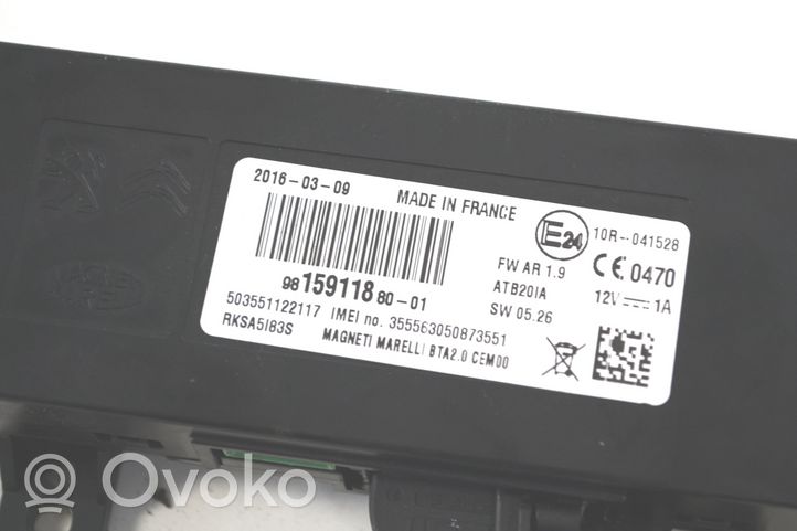 Citroen DS4 Moduł / Sterownik Bluetooth 9815911880