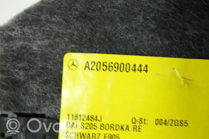 Mercedes-Benz C W205 Keskikonsolin takasivuverhoilu A2056900444