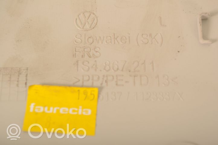 Volkswagen Up Takaoven verhoilu 1S4867211