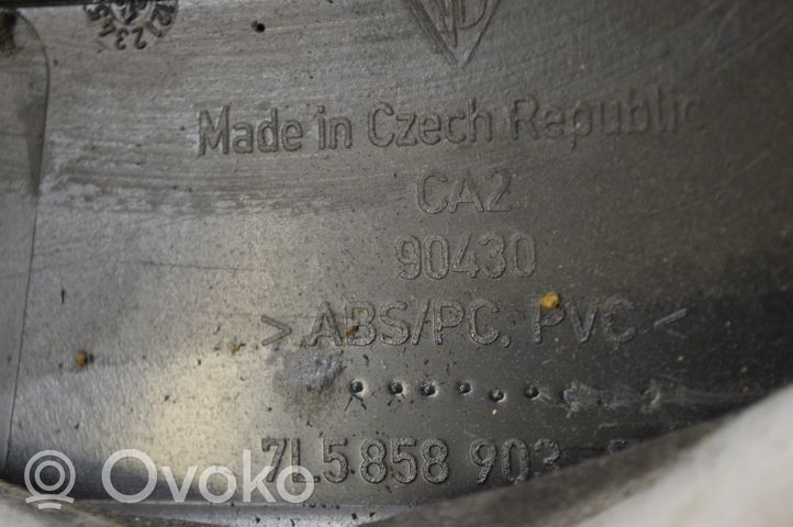 Porsche Cayenne (9PA) Rivestimento pannello inferiore del cruscotto 7L5858903