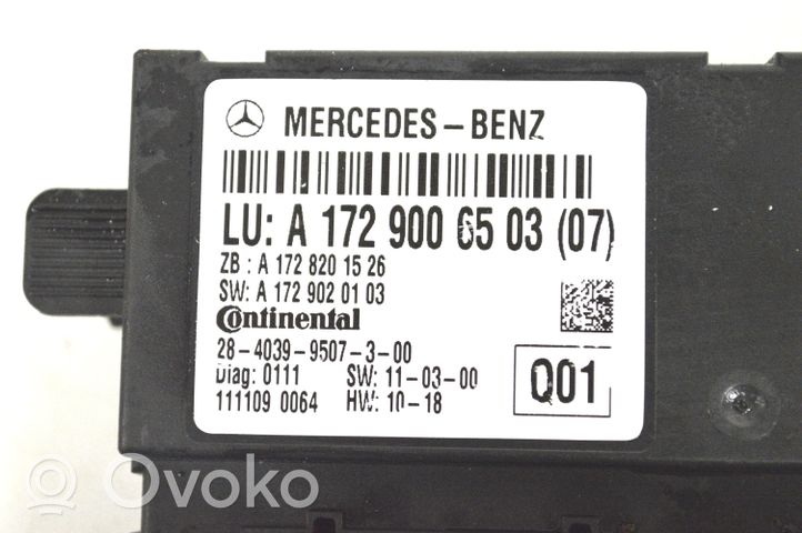 Mercedes-Benz SLK R172 Jednostka sterująca dachem kabrioletu A1729006503