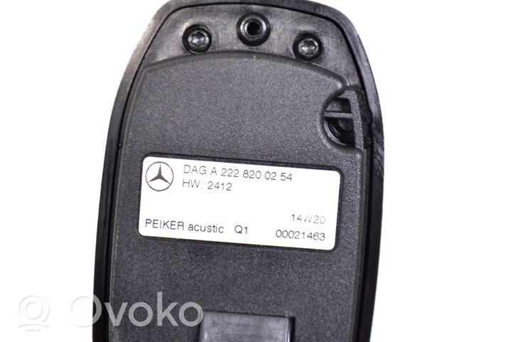 Mercedes-Benz S W222 Puhelimen käyttöyksikkö/-moduuli A2228200254