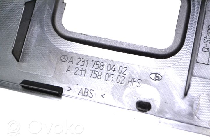 Mercedes-Benz SL R231 Rivestimento di protezione sottoporta del bagagliaio/baule A2317580402