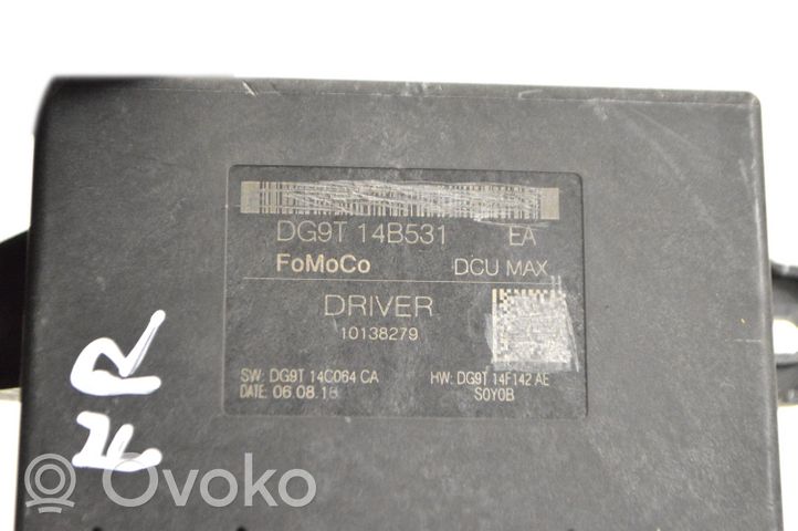 Ford S-MAX Unité de commande module de porte DG9T14B531EA